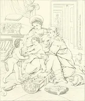 An illustration from Specimens from the Naples Museum : one hundred and sixty-eight plates, engraved on copper by the best Italian artists, illustrating four hundred and sixty-six objects from every branch of art and archaeology (1889)