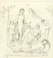 An illustration from Specimens from the Naples Museum : one hundred and sixty-eight plates, engraved on copper by the best Italian artists, illustrating four hundred and sixty-six objects from every branch of art and archaeology (1889)