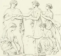 An illustration from Specimens from the Naples Museum : one hundred and sixty-eight plates, engraved on copper by the best Italian artists, illustrating four hundred and sixty-six objects from every branch of art and archaeology (1889)