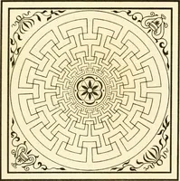 An illustration from Specimens of ancient decorations from Pompeii (1825)