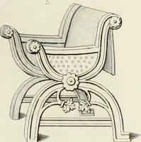 An illustration from Specimens of ancient furniture drawn from existing authorities (1836)