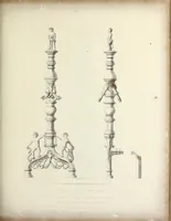 An illustration from Specimens of ancient furniture drawn from existing authorities (1836)
