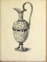 An illustration from Specimens of ancient furniture drawn from existing authorities (1836)