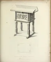 An illustration from Specimens of ancient furniture drawn from existing authorities (1836)