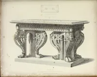 An illustration from Specimens of ancient furniture drawn from existing authorities (1836)