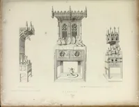 An illustration from Specimens of ancient furniture drawn from existing authorities (1836)