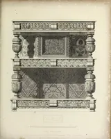 An illustration from Specimens of ancient furniture drawn from existing authorities (1836)