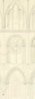 An illustration from Specimens of the architecture of Normandy, from the 16th to the 17th century. Engraved by John and Henry Le Keux (1874)