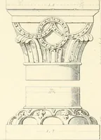 An illustration from Specimens of the architecture of Normandy, from the 16th to the 17th century. Engraved by John and Henry Le Keux (1874)