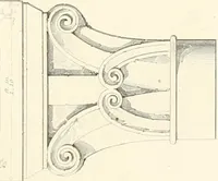 An illustration from Specimens of the architecture of Normandy, from the 16th to the 17th century. Engraved by John and Henry Le Keux (1874)