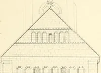 An illustration from Specimens of the architecture of Normandy, from the 16th to the 17th century. Engraved by John and Henry Le Keux (1874)