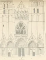 An illustration from Specimens of the architecture of Normandy, from the 16th to the 17th century. Engraved by John and Henry Le Keux (1874)