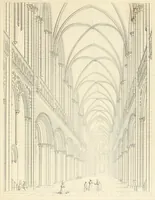 An illustration from Specimens of the architecture of Normandy, from the 16th to the 17th century. Engraved by John and Henry Le Keux (1874)