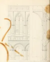 An illustration from Specimens of the architecture of Normandy, from the 16th to the 17th century. Engraved by John and Henry Le Keux (1874)