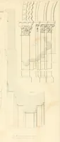 An illustration from Specimens of the architecture of Normandy, from the 16th to the 17th century. Engraved by John and Henry Le Keux (1874)