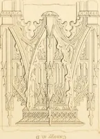 An illustration from Specimens of the architecture of Normandy, from the 16th to the 17th century. Engraved by John and Henry Le Keux (1874)