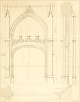 An illustration from Specimens of the architecture of Normandy, from the 16th to the 17th century. Engraved by John and Henry Le Keux (1874)