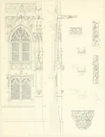 An illustration from Specimens of the architecture of Normandy, from the 16th to the 17th century. Engraved by John and Henry Le Keux (1874)