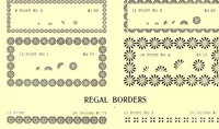 An illustration from Specimens of borders and ornaments, cuts, and brass rules, and illustrated catalogue and price list of printing material and printers' supplies (1903)
