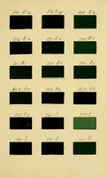 An illustration from Specimens of colors from T. Fewster & Son, manufacturers of varnishes, patent dryers. (1845)