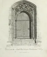 Picture 4 of 61 from Specimens of Gothic architecture, consisting of doors, windows, buttresses, pinnacles, &c.; with the measurements, selected from ancient buildings at Oxford &c (1825), leaf 10
