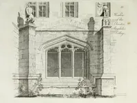 Picture 14 of 61 from Specimens of Gothic architecture, consisting of doors, windows, buttresses, pinnacles, &c.; with the measurements, selected from ancient buildings at Oxford &c (1825), leaf 32