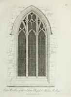 Picture 15 of 61 from Specimens of Gothic architecture, consisting of doors, windows, buttresses, pinnacles, &c.; with the measurements, selected from ancient buildings at Oxford &c (1825), leaf 36