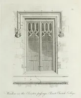 Picture 23 of 61 from Specimens of Gothic architecture, consisting of doors, windows, buttresses, pinnacles, &c.; with the measurements, selected from ancient buildings at Oxford &c (1825), leaf 52