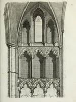 An illustration from Specimens of Gothic architecture, consisting of doors, windows, buttresses, pinnacles, &c.; with the measurements, selected from ancient buildings at Oxford &c (1825)