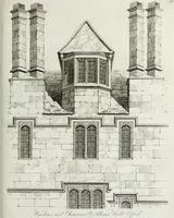 An illustration from Specimens of Gothic architecture, consisting of doors, windows, buttresses, pinnacles, &c.; with the measurements, selected from ancient buildings at Oxford &c (1825)