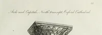 Picture 34 of 61 from Specimens of Gothic architecture, consisting of doors, windows, buttresses, pinnacles, &c.; with the measurements, selected from ancient buildings at Oxford &c (1825), leaf 74