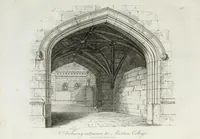 Picture 37 of 61 from Specimens of Gothic architecture, consisting of doors, windows, buttresses, pinnacles, &c.; with the measurements, selected from ancient buildings at Oxford &c (1825), leaf 78