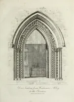 Picture 3 of 61 from Specimens of Gothic architecture, consisting of doors, windows, buttresses, pinnacles, &c.; with the measurements, selected from ancient buildings at Oxford &c (1825), leaf 8