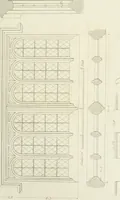 An illustration from Specimens of Gothic architecture; selected from various antient[!] edifices in England: consisting of plans, elevations, sections, and parts at large ... accompanied by historical and descriptive accounts (1823)