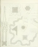 An illustration from Specimens of Gothic architecture; selected from various antient[!] edifices in England: consisting of plans, elevations, sections, and parts at large ... accompanied by historical and descriptive accounts (1823)