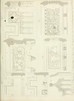 An illustration from Specimens of Gothic architecture; selected from various antient[!] edifices in England: consisting of plans, elevations, sections, and parts at large ... accompanied by historical and descriptive accounts (1823)