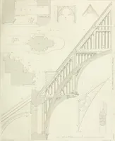 An illustration from Specimens of Gothic architecture; selected from various antient[!] edifices in England: consisting of plans, elevations, sections, and parts at large ... accompanied by historical and descriptive accounts (1823)