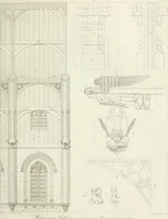 An illustration from Specimens of Gothic architecture; selected from various antient[!] edifices in England: consisting of plans, elevations, sections, and parts at large ... accompanied by historical and descriptive accounts (1823)