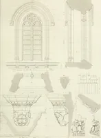 An illustration from Specimens of Gothic architecture; selected from various antient[!] edifices in England: consisting of plans, elevations, sections, and parts at large ... accompanied by historical and descriptive accounts (1823)