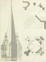 An illustration from Specimens of Gothic architecture; selected from various antient[!] edifices in England: consisting of plans, elevations, sections, and parts at large ... accompanied by historical and descriptive accounts (1823)