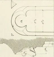 An illustration from Specimens of Gothic architecture; selected from various antient[!] edifices in England: consisting of plans, elevations, sections, and parts at large ... accompanied by historical and descriptive accounts (1823)