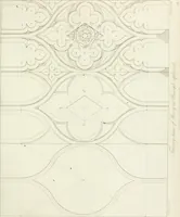 An illustration from Specimens of Gothic architecture; selected from various antient[!] edifices in England: consisting of plans, elevations, sections, and parts at large ... accompanied by historical and descriptive accounts (1823)