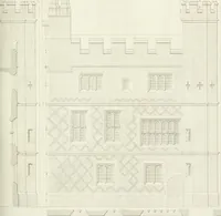 An illustration from Specimens of Gothic architecture; selected from various antient[!] edifices in England: consisting of plans, elevations, sections, and parts at large ... accompanied by historical and descriptive accounts (1823)