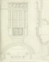An illustration from Specimens of Gothic architecture; selected from various antient[!] edifices in England: consisting of plans, elevations, sections, and parts at large ... accompanied by historical and descriptive accounts (1823)