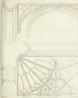 An illustration from Specimens of Gothic architecture; selected from various antient[!] edifices in England: consisting of plans, elevations, sections, and parts at large ... accompanied by historical and descriptive accounts (1823)