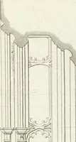 An illustration from Specimens of Gothic architecture; selected from various antient[!] edifices in England: consisting of plans, elevations, sections, and parts at large ... accompanied by historical and descriptive accounts (1823)
