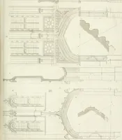 An illustration from Specimens of Gothic architecture; selected from various antient[!] edifices in England: consisting of plans, elevations, sections, and parts at large ... accompanied by historical and descriptive accounts (1823)