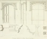 An illustration from Specimens of Gothic architecture; selected from various antient[!] edifices in England: consisting of plans, elevations, sections, and parts at large ... accompanied by historical and descriptive accounts (1823)