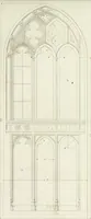 An illustration from Specimens of Gothic architecture; selected from various antient[!] edifices in England: consisting of plans, elevations, sections, and parts at large ... accompanied by historical and descriptive accounts (1823)