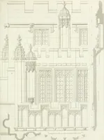 An illustration from Specimens of Gothic architecture; selected from various antient[!] edifices in England: consisting of plans, elevations, sections, and parts at large ... accompanied by historical and descriptive accounts (1823)